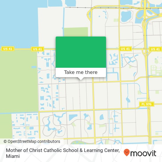 Mother of Christ Catholic School & Learning Center map