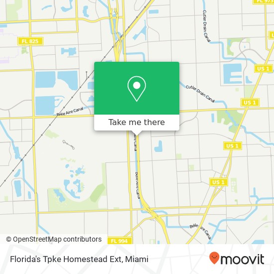 Mapa de Florida's Tpke Homestead Ext