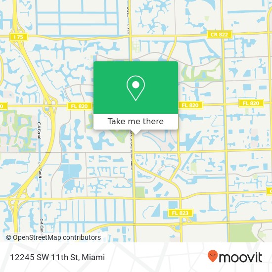 12245 SW 11th St map