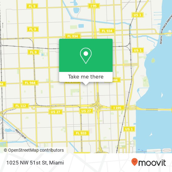 1025 NW 51st St map