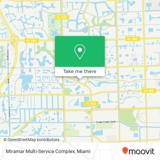 Miramar Multi-Service Complex map