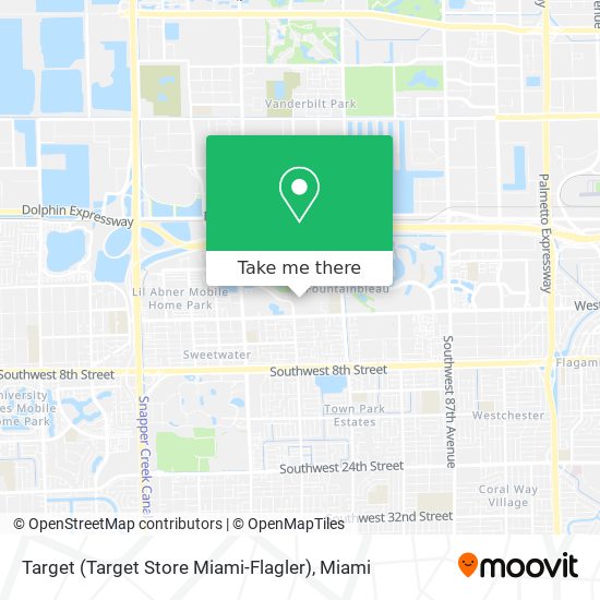 Mapa de Target (Target Store Miami-Flagler)