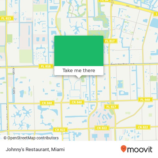 Mapa de Johnny's Restaurant