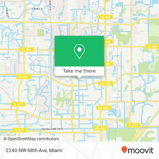 2240 NW 68th Ave map