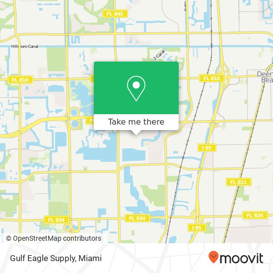 Gulf Eagle Supply map