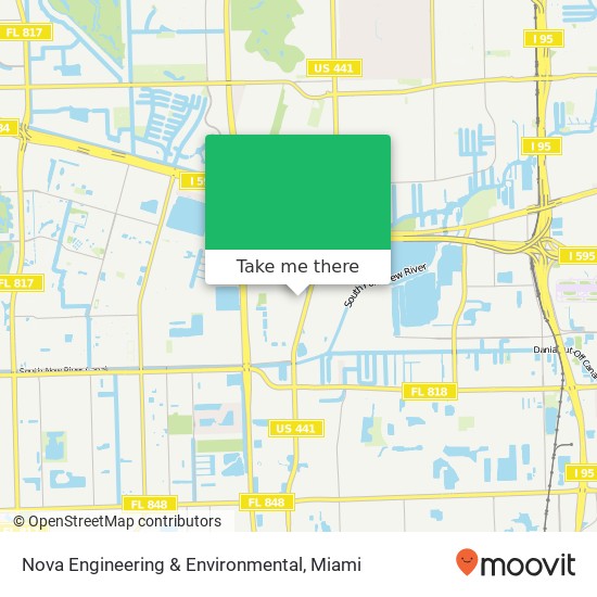 Mapa de Nova Engineering & Environmental