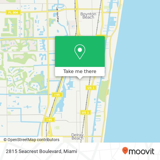 Mapa de 2815 Seacrest Boulevard