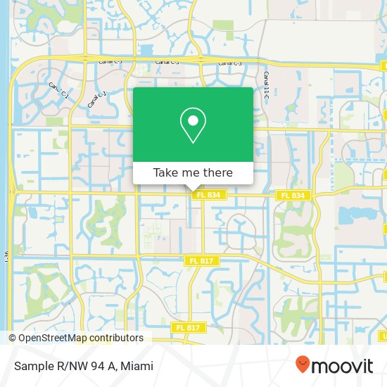 Mapa de Sample R/NW 94 A