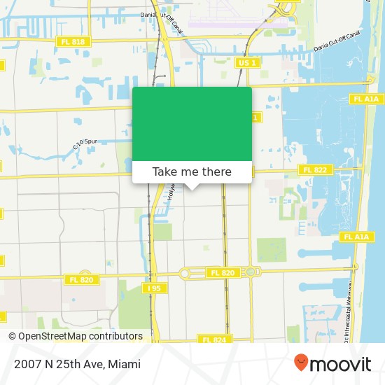 2007 N 25th Ave map