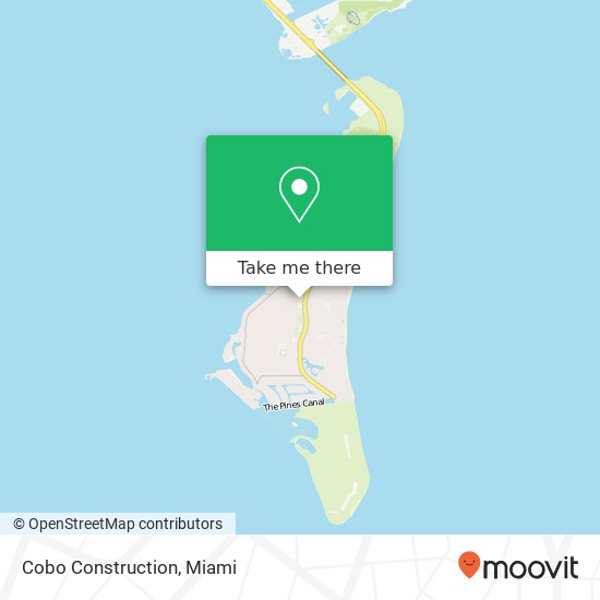 Cobo Construction map