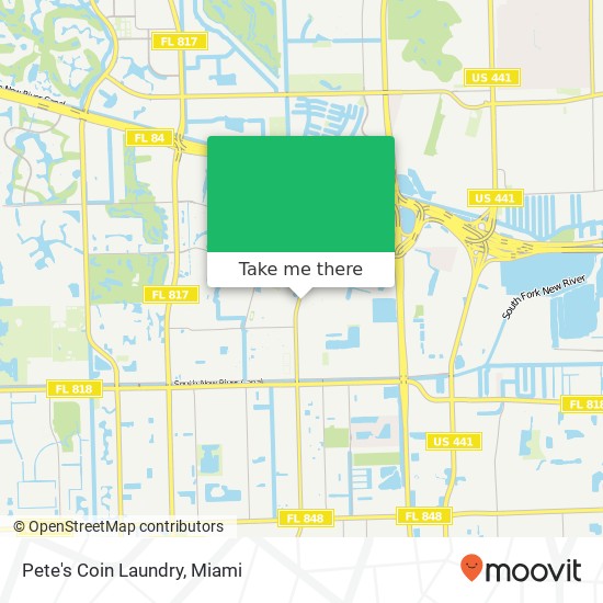 Pete's Coin Laundry map