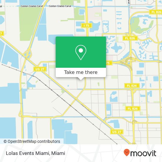 Lolas Events Miami map