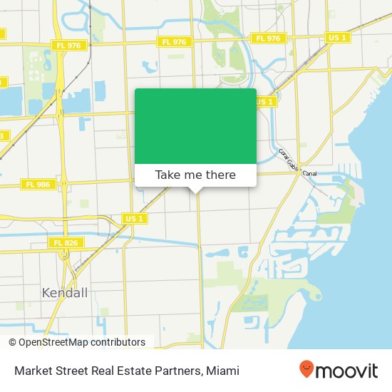 Mapa de Market Street Real Estate Partners