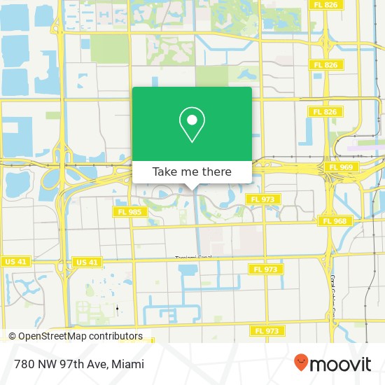 780 NW 97th Ave map