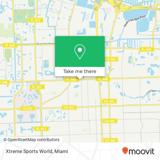 Xtreme Sports World map