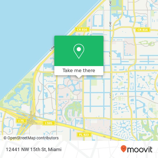 12441 NW 15th St map