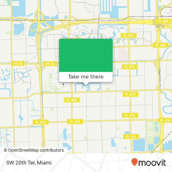 Mapa de SW 20th Ter