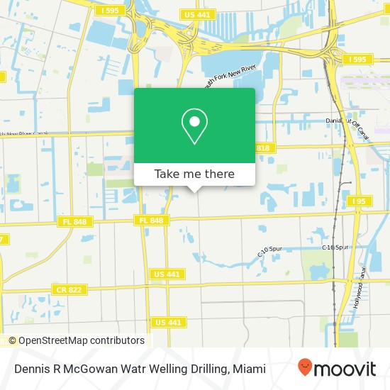 Dennis R McGowan Watr Welling Drilling map