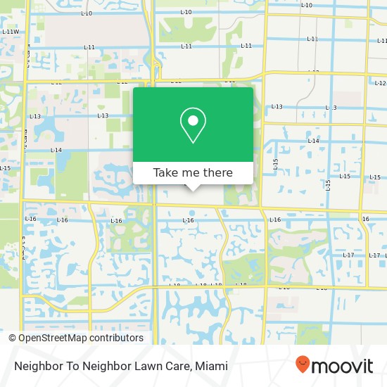 Neighbor To Neighbor Lawn Care map