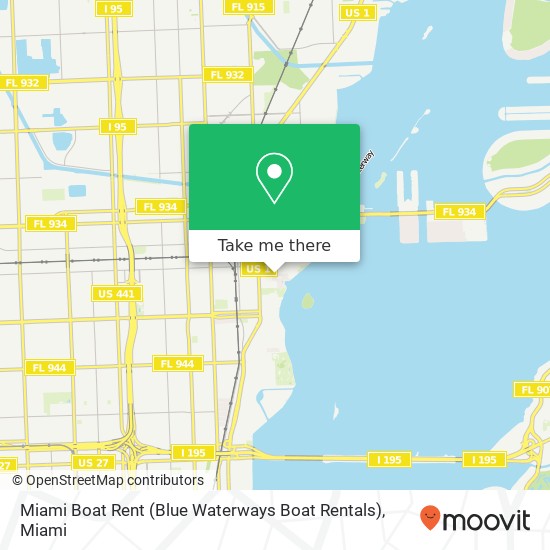 Miami Boat Rent (Blue Waterways Boat Rentals) map