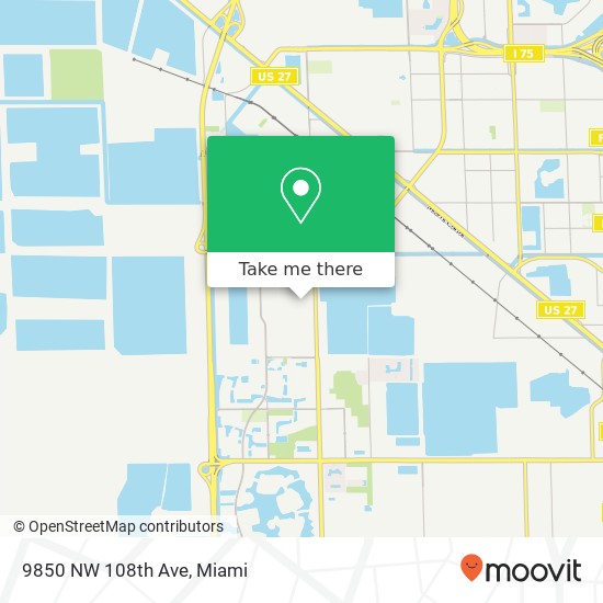 9850 NW 108th Ave map