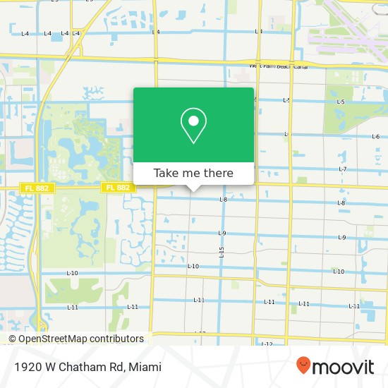 1920 W Chatham Rd map