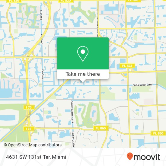 4631 SW 131st Ter map