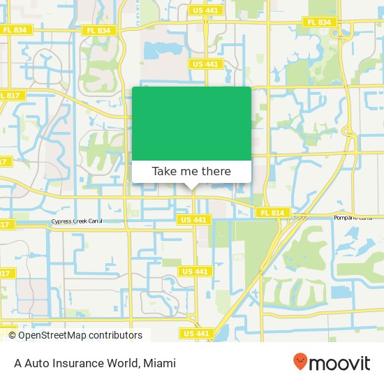 A Auto Insurance World map