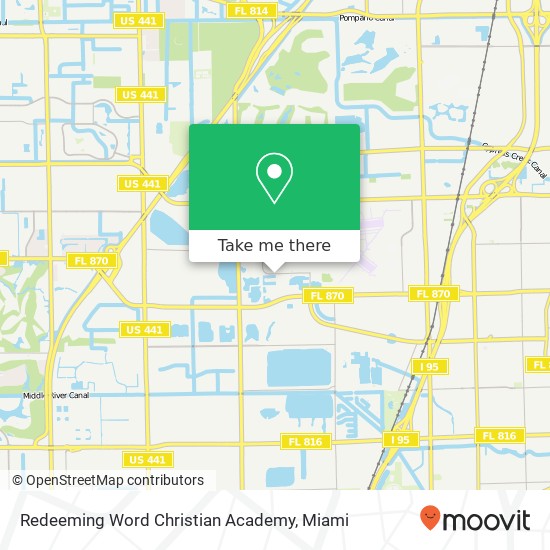 Mapa de Redeeming Word Christian Academy