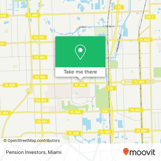 Pension Investors map