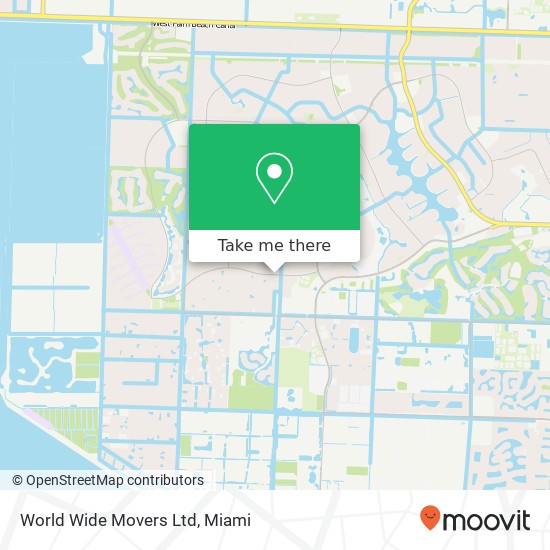 World Wide Movers Ltd map