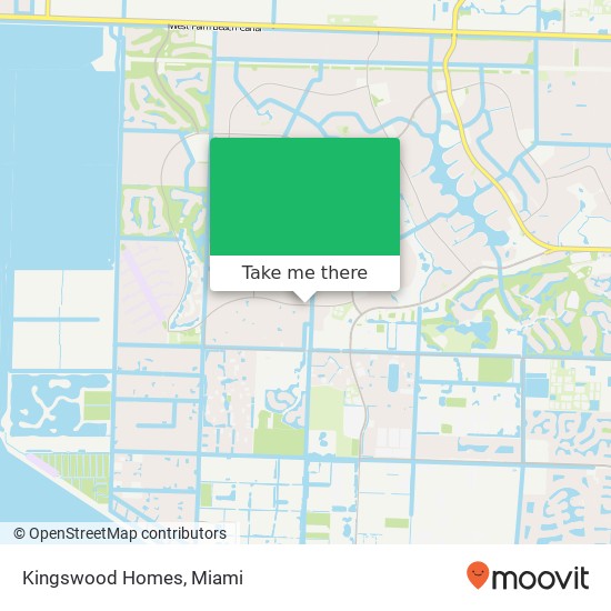 Mapa de Kingswood Homes