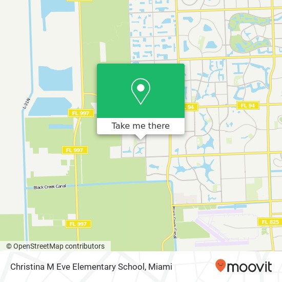 Christina M Eve Elementary School map