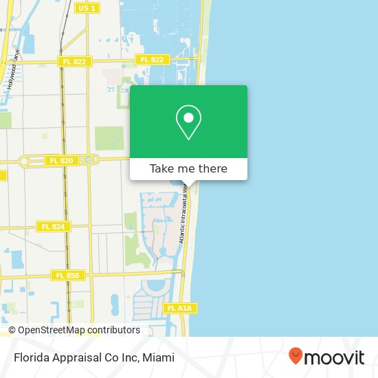 Mapa de Florida Appraisal Co Inc