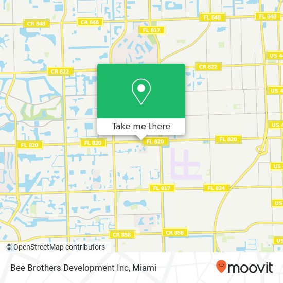 Bee Brothers Development Inc map