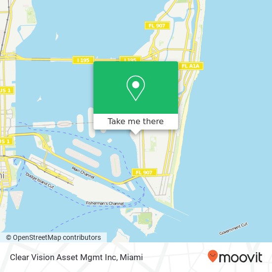 Mapa de Clear Vision Asset Mgmt Inc