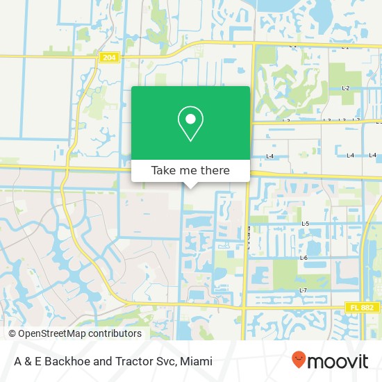 A & E Backhoe and Tractor Svc map