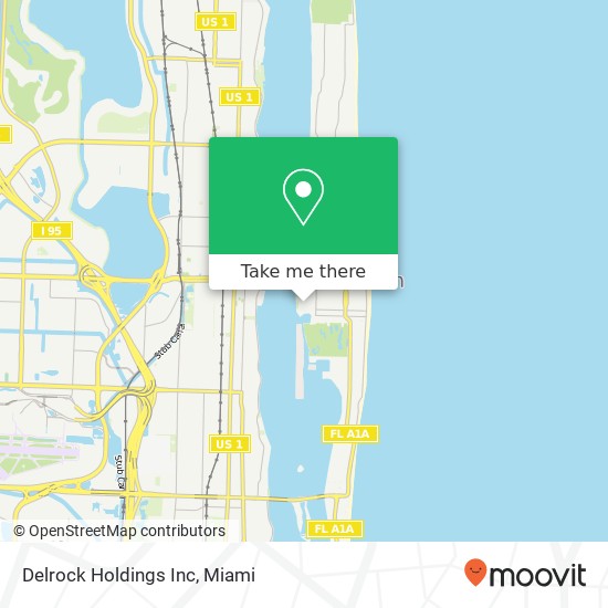 Delrock Holdings Inc map