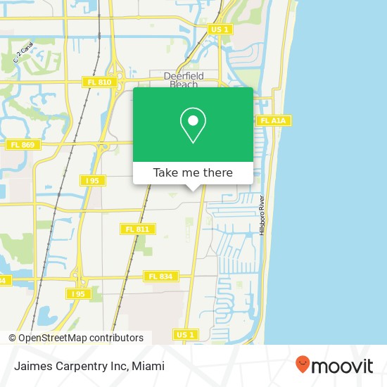 Mapa de Jaimes Carpentry Inc
