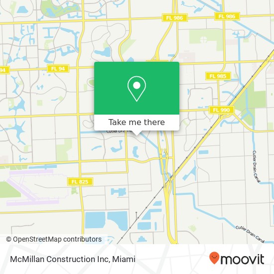 McMillan Construction Inc map