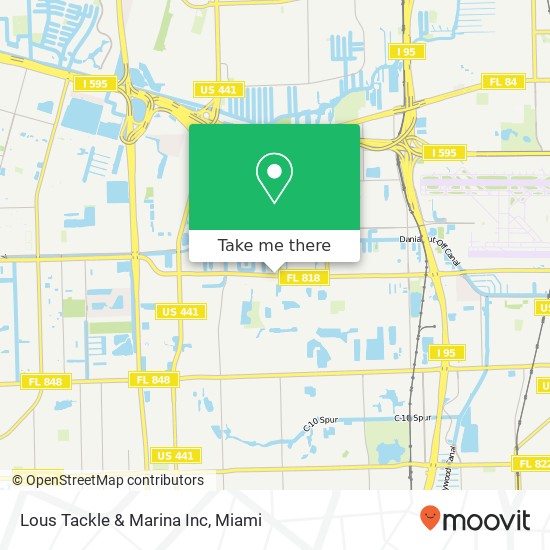 Lous Tackle & Marina Inc map