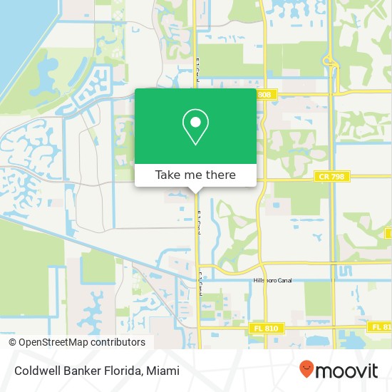 Coldwell Banker Florida map