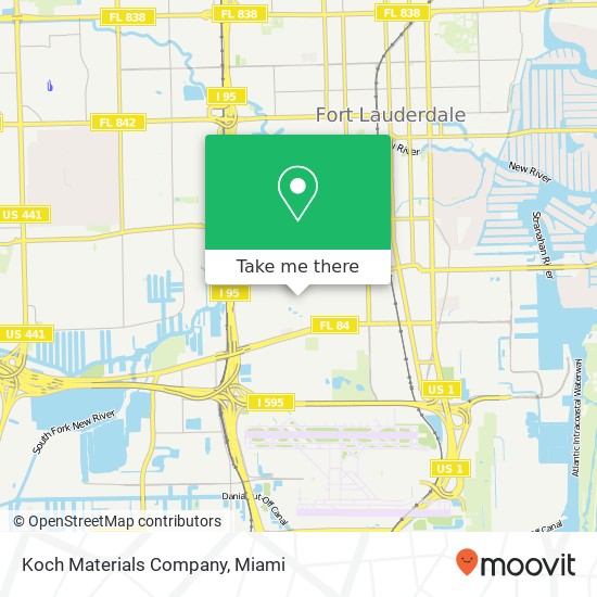 Mapa de Koch Materials Company