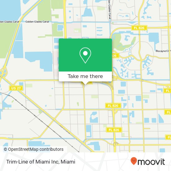 Mapa de Trim-Line of Miami Inc