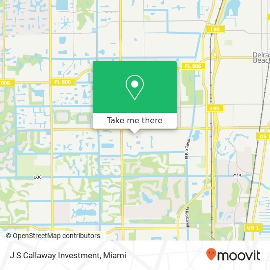 J S Callaway Investment map