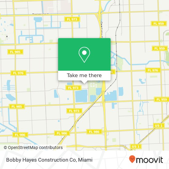 Bobby Hayes Construction Co map