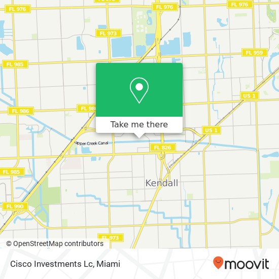 Cisco Investments Lc map