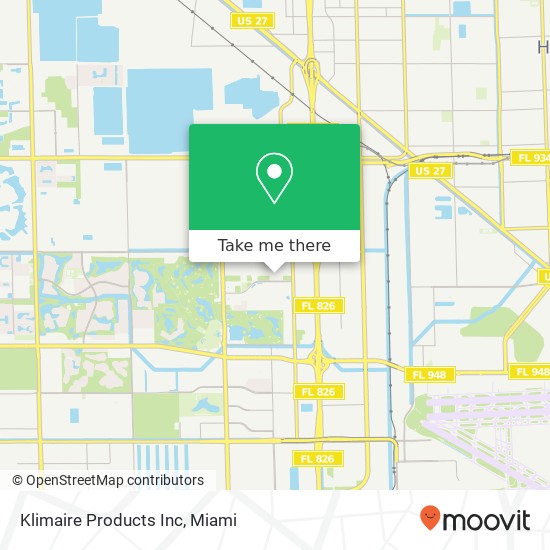 Mapa de Klimaire Products Inc