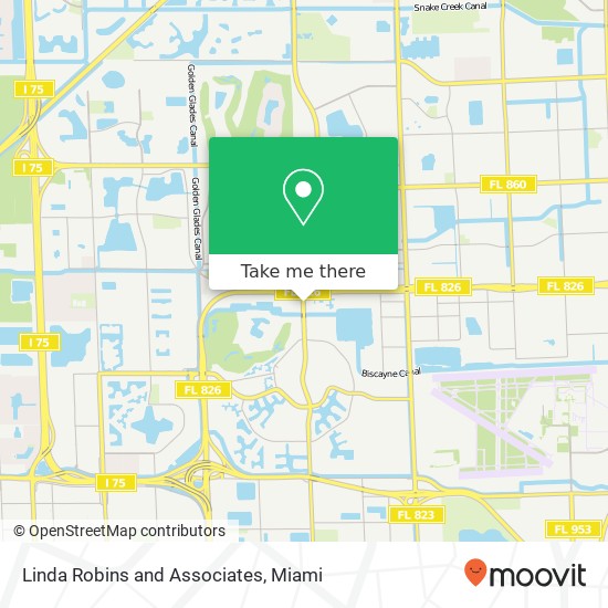 Linda Robins and Associates map