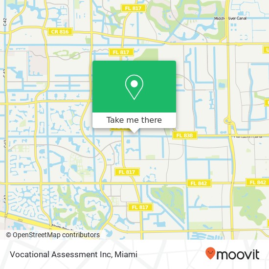 Mapa de Vocational Assessment Inc